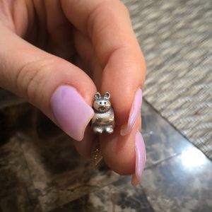 FINAL SALE!! Pandora Retired kitty charm